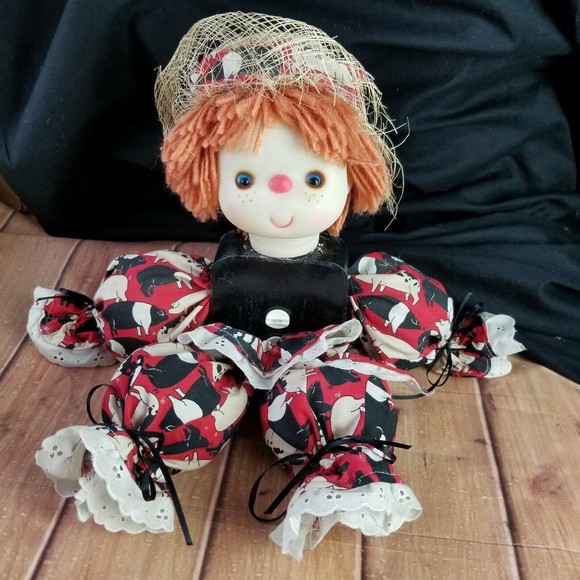 Handmade Other - 4/$25 SCARECROW Ice Cream Doll Country Art Shelf Sitter Strawberry Shortcake